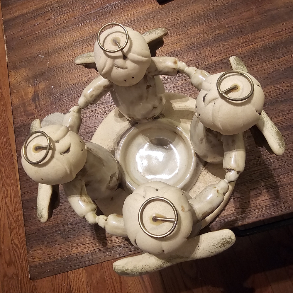 Ceramic Angel Candle Holder